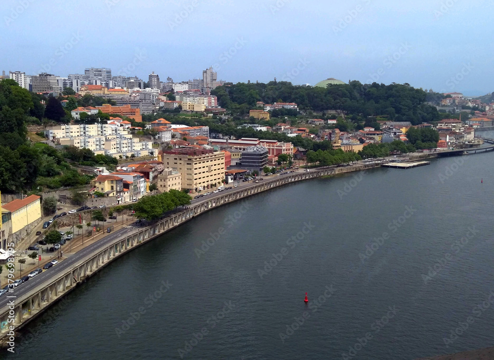 The Douro River and the Ribeira District which is the most famous part of Porto
