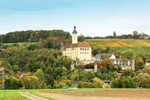 Schloss Horneck bei Gundelsheim, Deutschland