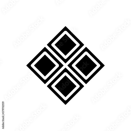 Floor Tile Icon Design Vector Template Illustration