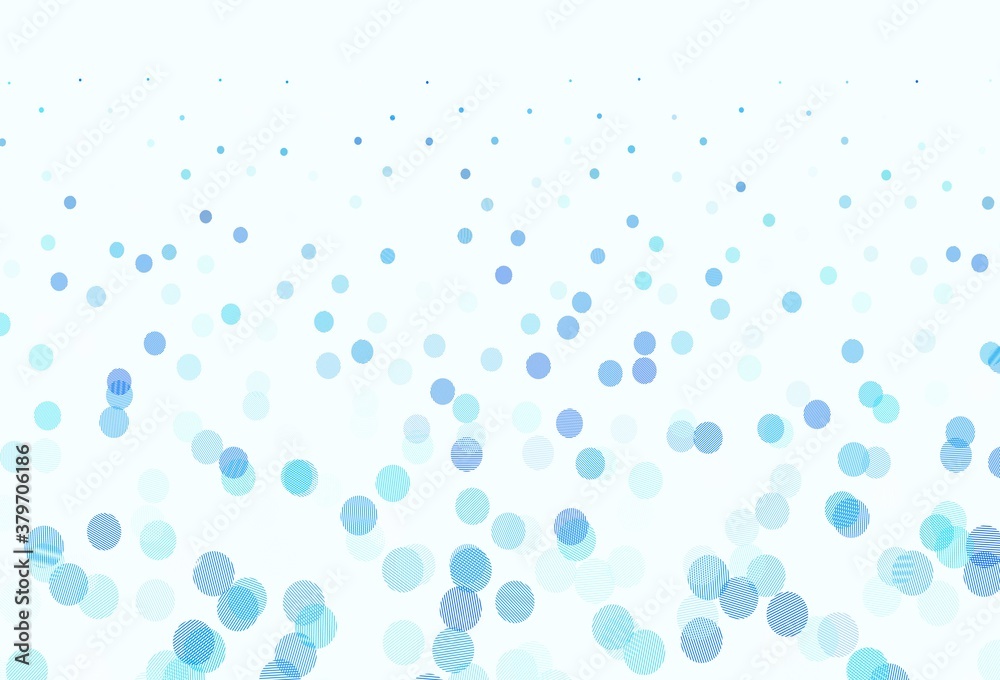 Light BLUE vector backdrop with dots.