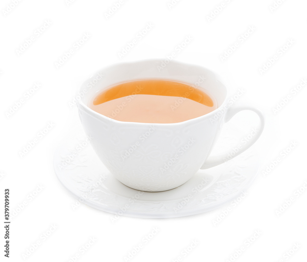 Hot tea Cup isolated on a white background Hot tea Cup isolated on a white background