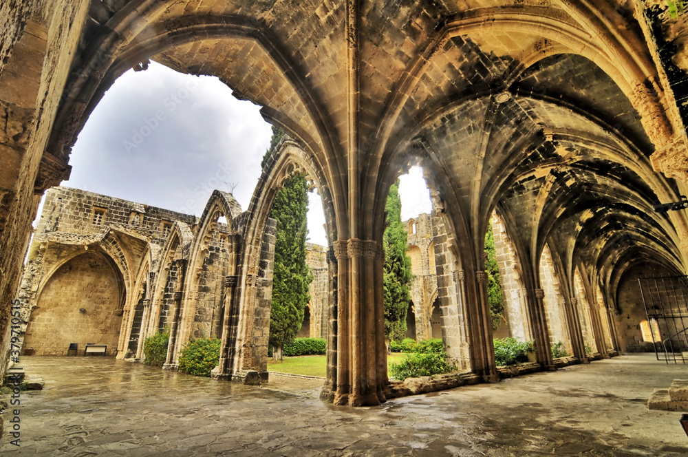Bellapais Abbey near Kyrenia city Northern Cyprus. Bellapais Abbey near Kyrenia city Northern Cyprus.