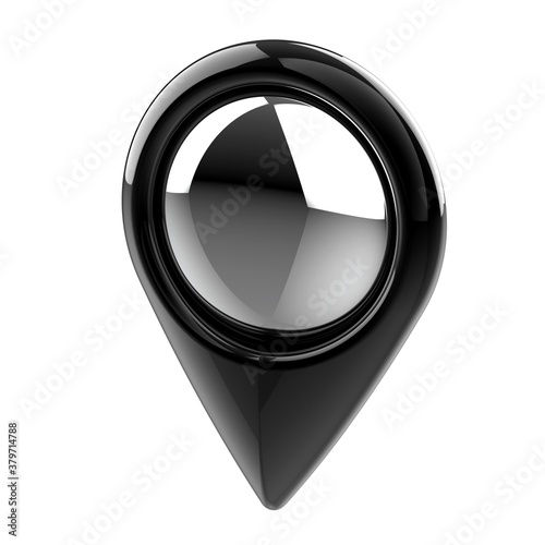 location pins. Location symbol. Navigator pin checking. Location map icons 3D illustration.