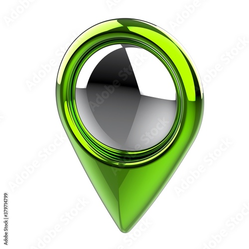 location pins. Location symbol. Navigator pin checking. Location map icons 3D illustration.
