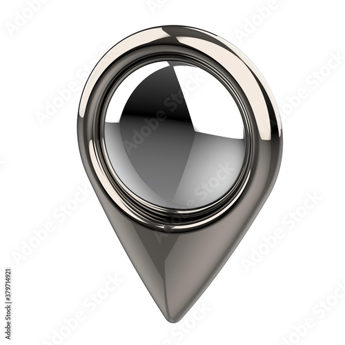 location pins. Location symbol. Navigator pin checking. Location map icons 3D illustration.