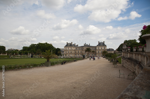 Paris,France-June.2014:Luxembourg Garden(Jardin du Luxembourg) in Paris, France.