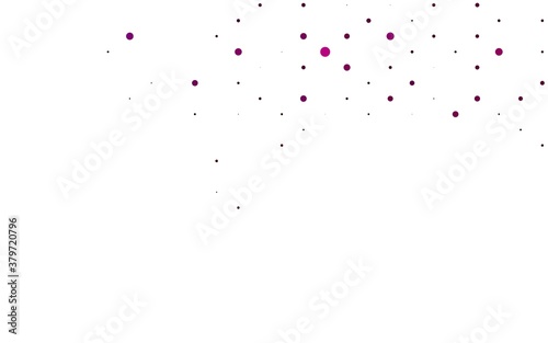 Light Purple vector texture with disks. Modern abstract illustration with colorful water drops. Design for business adverts.