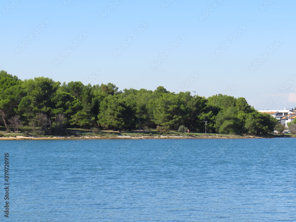 Halbinsel, Insel in der Adria, Medulin, Istrien, Kroatien Halbinsel, Insel in der Adria, Medulin, Istrien, Kroatien