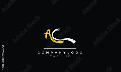 Alphabet letters Initials Monogram logo  AC,CA,A and C
