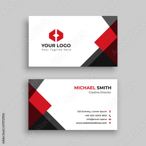 Business card design template