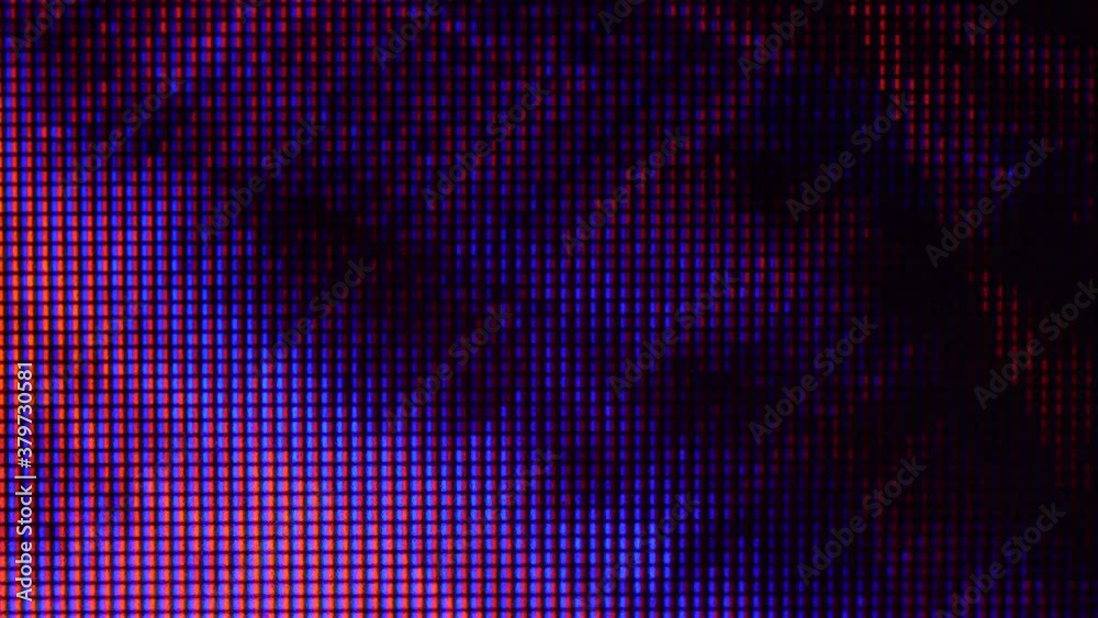 Device screen pixels fluctuate with video motion