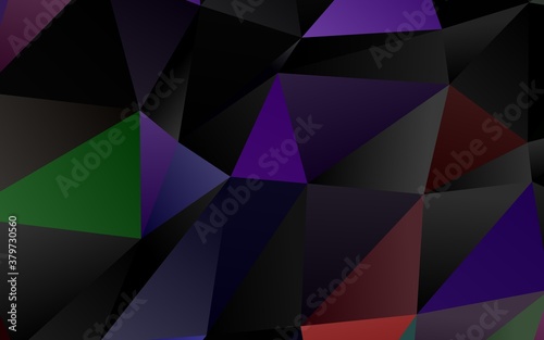 Dark Multicolor, Rainbow vector abstract mosaic pattern. A completely new color illustration in a vague style. Elegant pattern for a brand book.