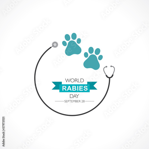 World Rabies Day concept observed on September 28th