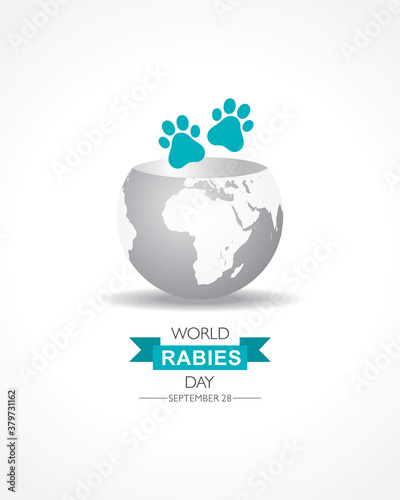 World Rabies Day concept observed on September 28th