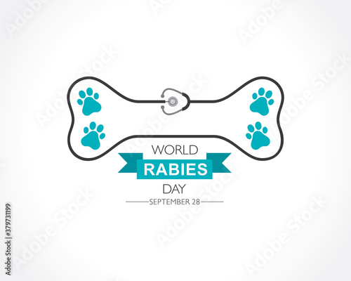 World Rabies Day concept observed on September 28th