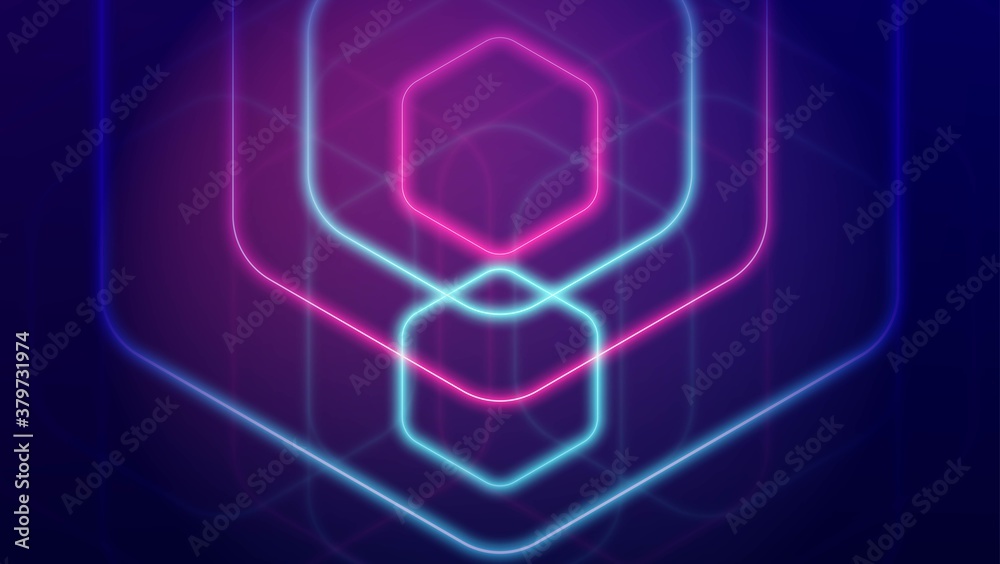 ABSTRACT NEON BACKGROUND. GEOMETRY SHAPE ABSTRACT NEON BACKGROUND. GEOMETRY SHAPE