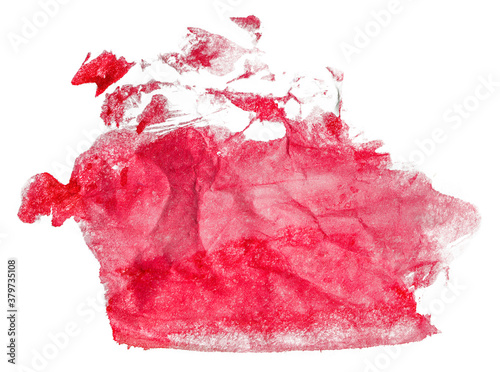 red paint isolated on white