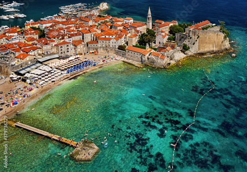 Aerial view on the old town...