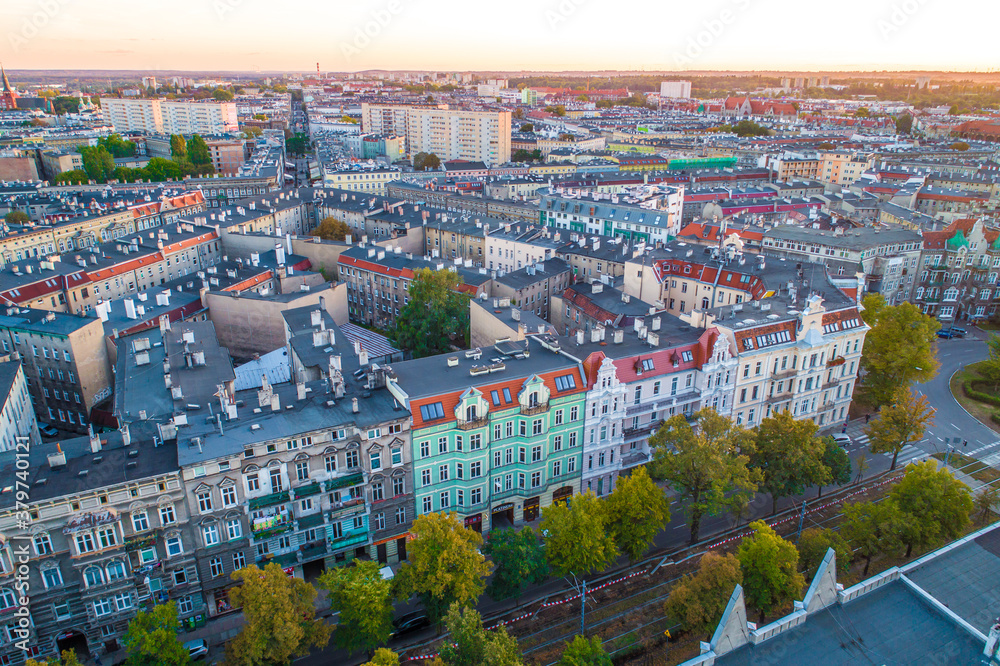 Szczecin, ulica Piłsudskiego, Plac Grunwaldzki, Plac Odrodzenia