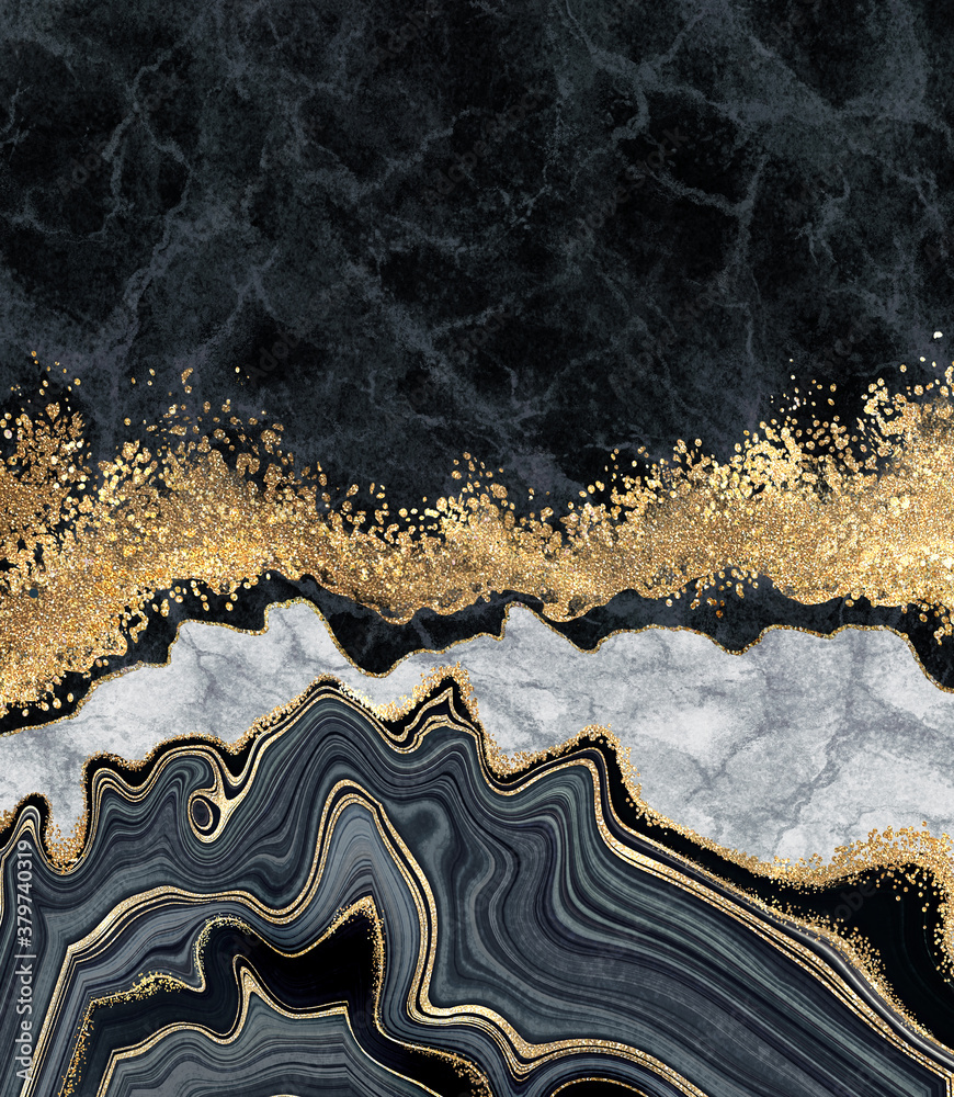 White and black agate deals