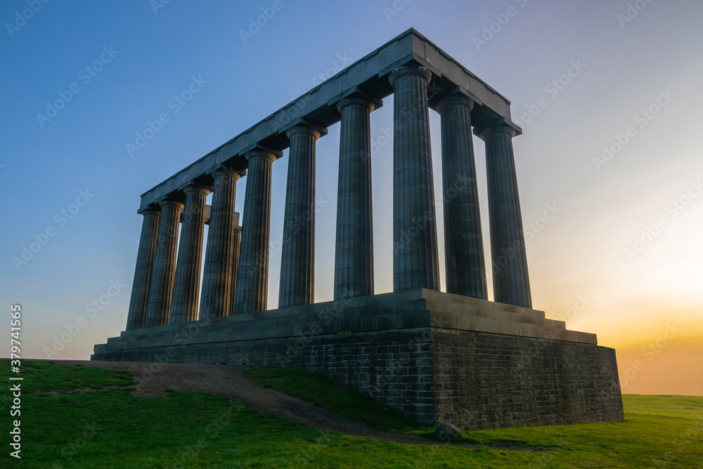 The National Monument on Calton Hill