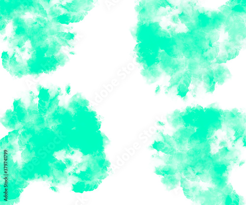 clouds green water copy space, social media, modern campaign, advertising, abstract art