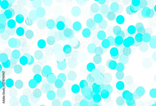 Light BLUE vector texture with disks.