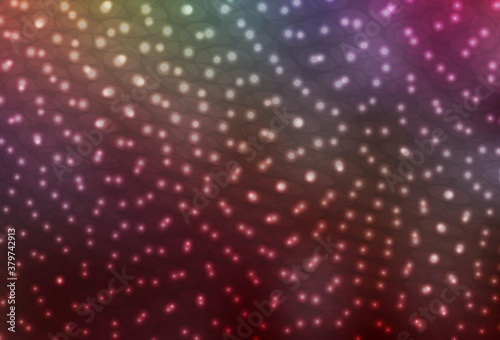 Dark Multicolor vector texture with disks.