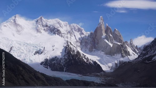 Wallpaper Mural The shear vertical face of Cerro Torre viewed from Laguna Torre in Fitz Roy National Park, Argentina. Torontodigital.ca
