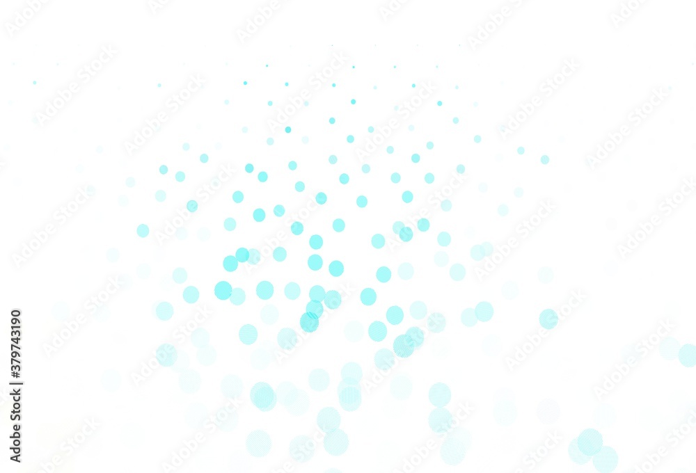 Light Blue, Green vector backdrop with dots.