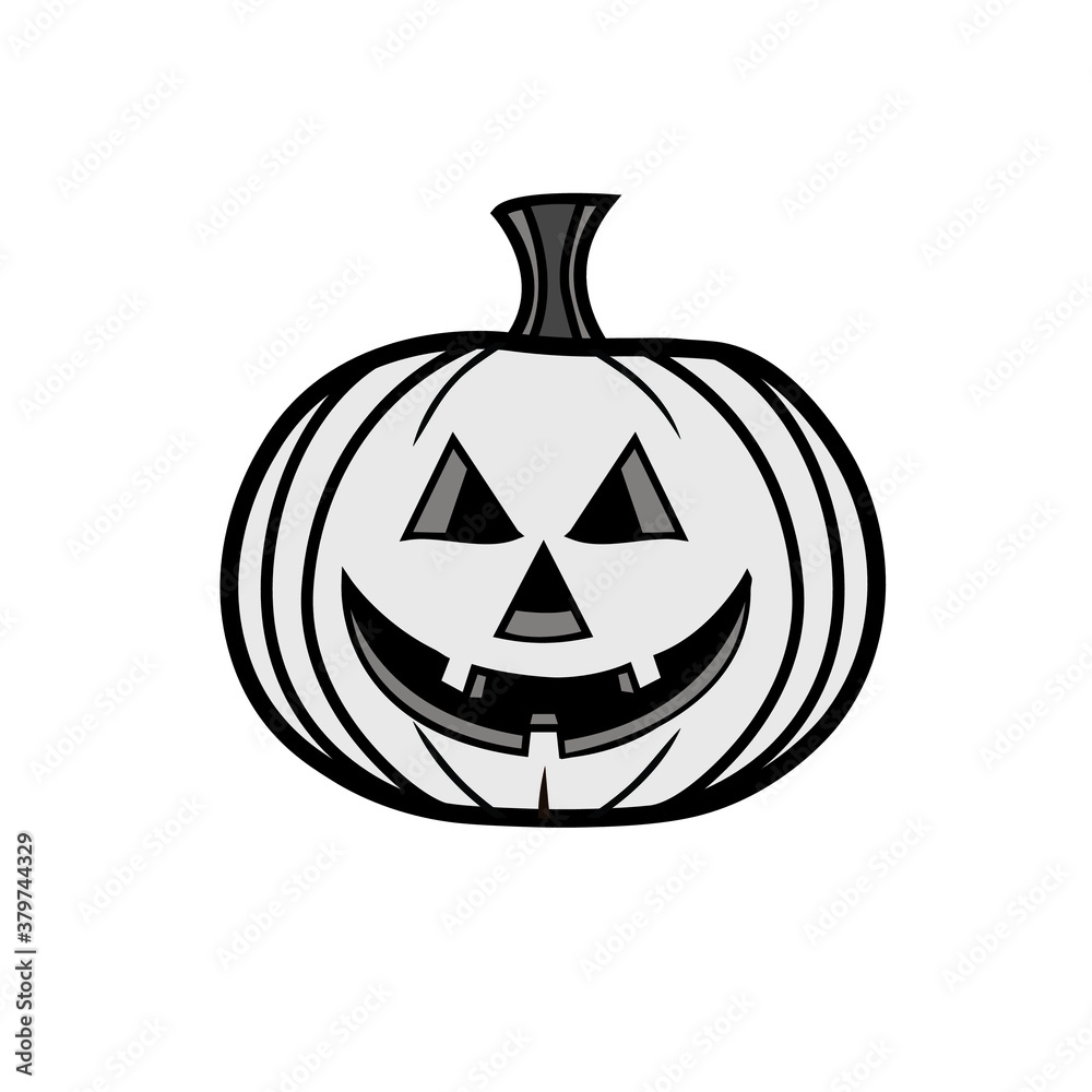 cartoon style vector halloween pumpkin cartoon style vector halloween pumpkin