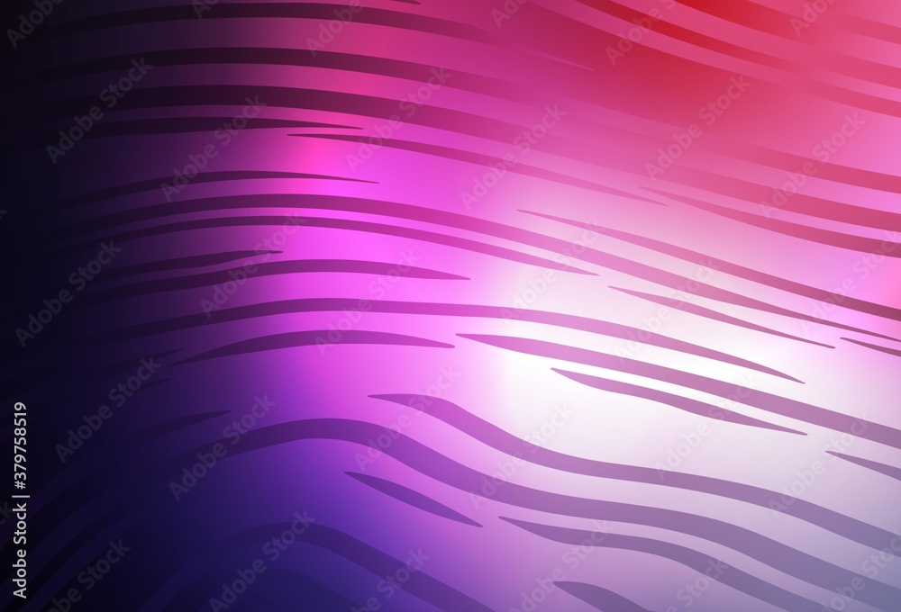 Obraz premium Dark Purple, Pink vector blurred bright pattern.