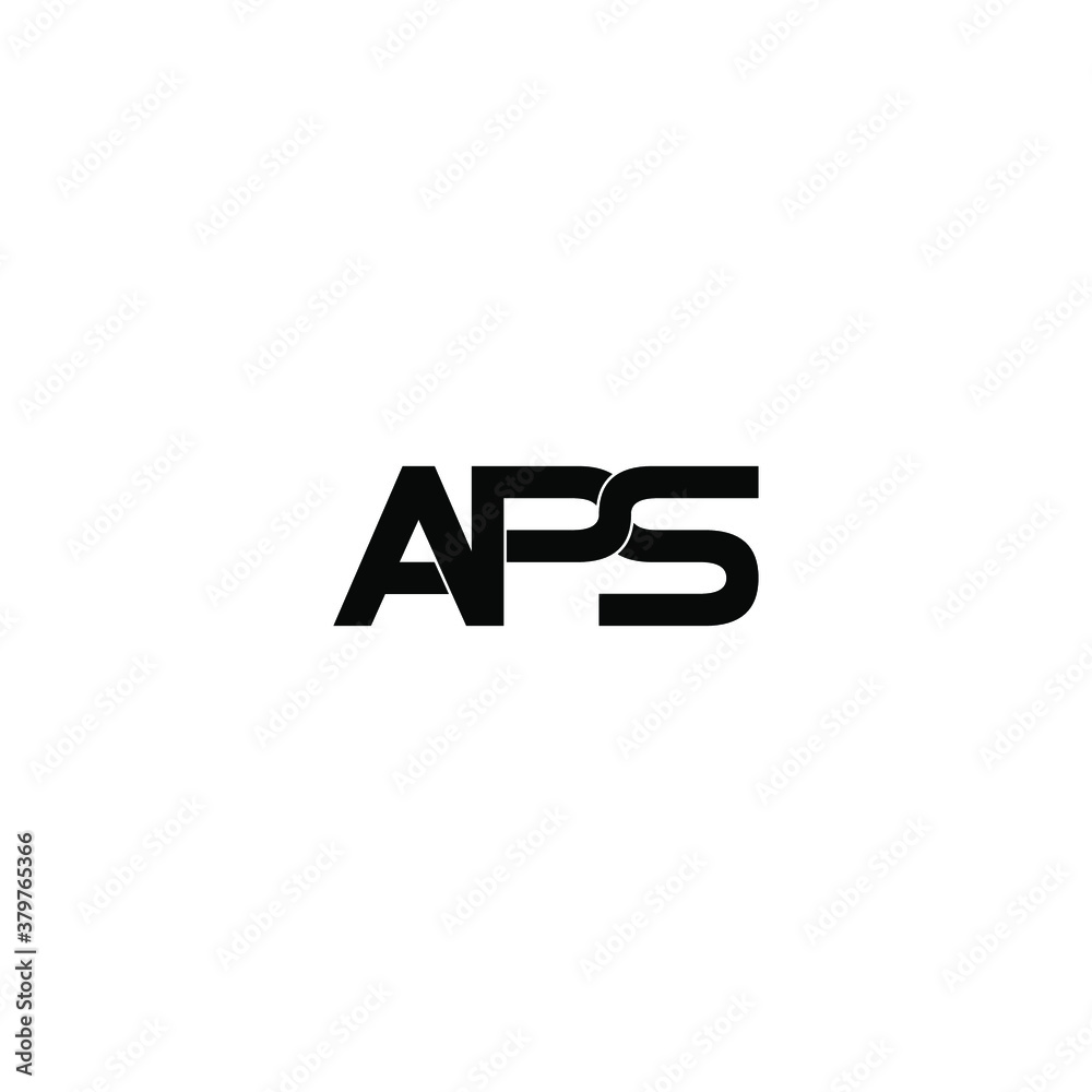 aps letter original monogram logo design aps letter original monogram logo design