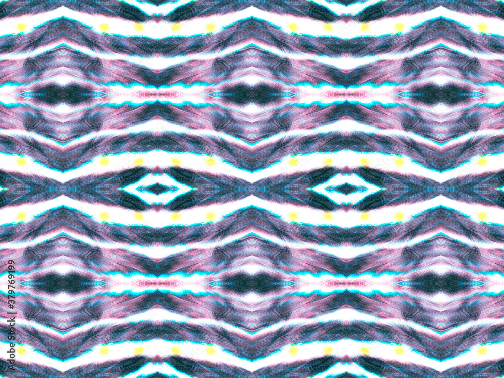 Seamless Watercolor African Pattern. 