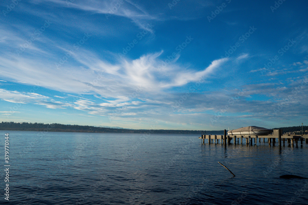 pier at the lake