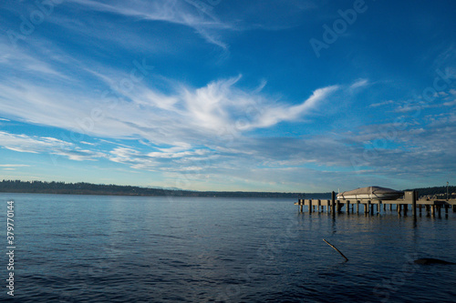 pier at the lake © RonJohnPix