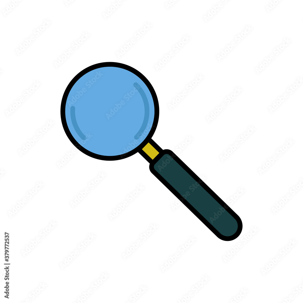Search flat icon. Design template vector Search flat icon. Design template vector