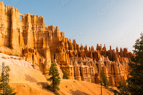The Wall of Windows on The Peek A Boo Loop Trail, Bryce Canyon National Park, Utah,USA