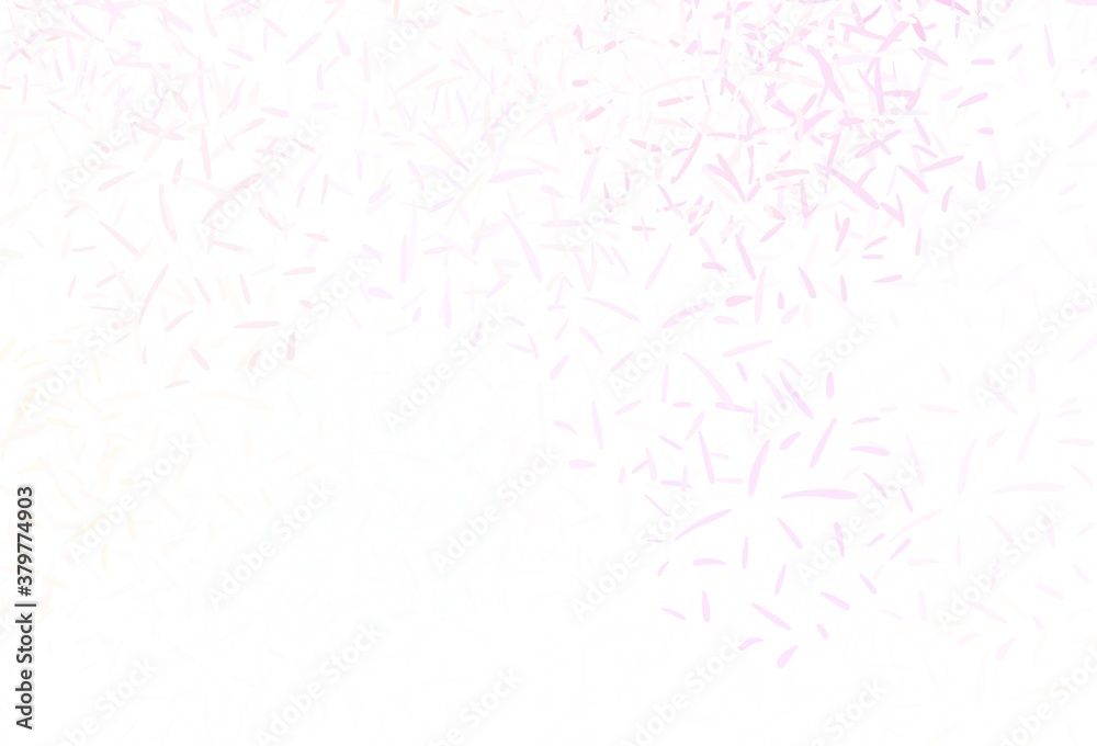 Light Pink, Yellow vector pattern with sharp lines.