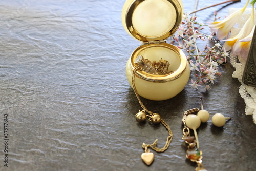 Tableau sur toile Gold Jewellery
