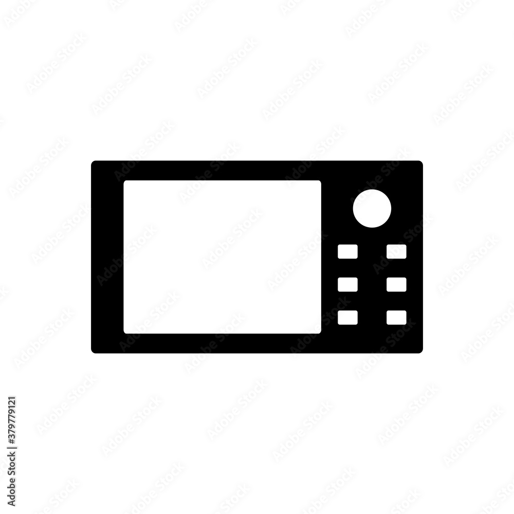 Microwave Icon Design Vector Template Illustration