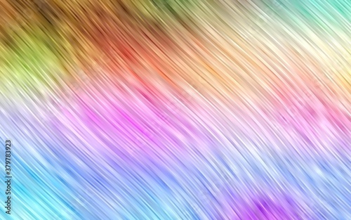 Fototapeta Naklejka Na Ścianę i Meble -  Light Multicolor, Rainbow vector template with lava shapes. An elegant bright illustration with gradient. Pattern for your business design.