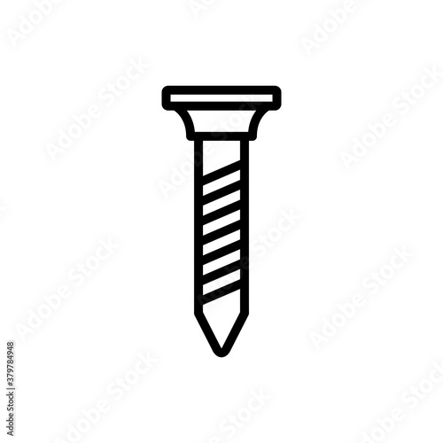 Screw Icon Design Vector Template Illustration