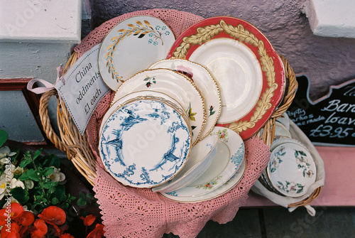 vintage plates for sale photo