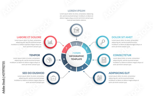 Circle Infographics - Seven Elements