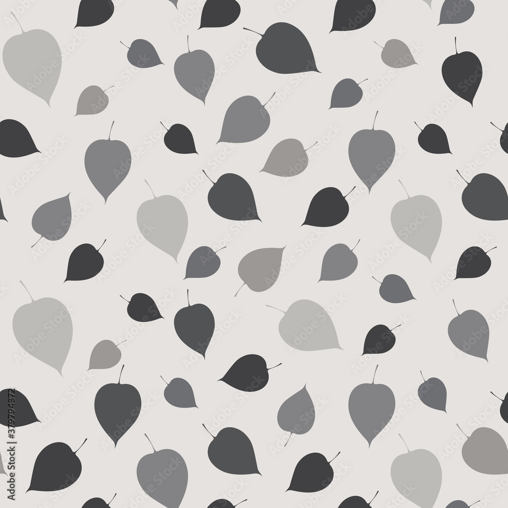 Seamless pattern with fallen leaves. Floral autumn illustration for print or textile. Seamless pattern with fallen leaves. Floral autumn illustration for print or textile.