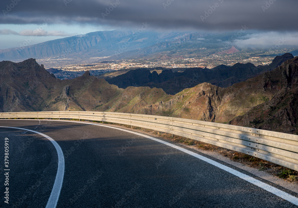 mountain road in Tenerife