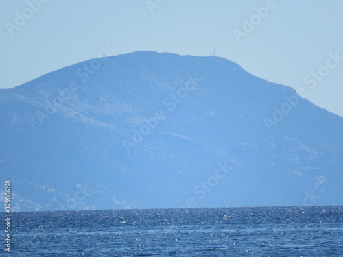 Fernsicht von Istien nach Losinj, Kroatien