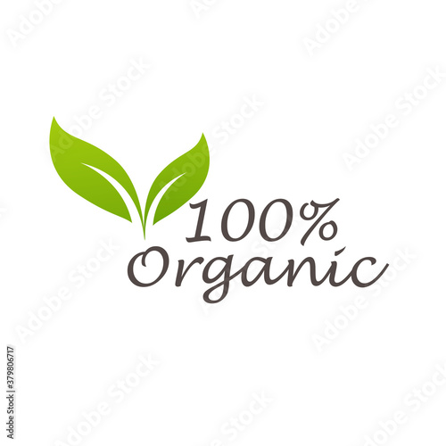 Organic natural product icon and elements vector