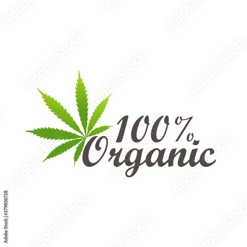 Organic natural product icon and elements vector